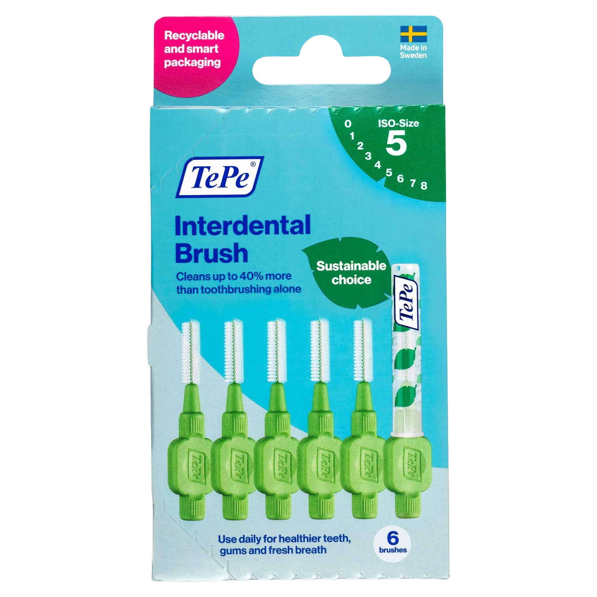 TEPE MK Original 0,8 mm zelené, krabička 6 ks