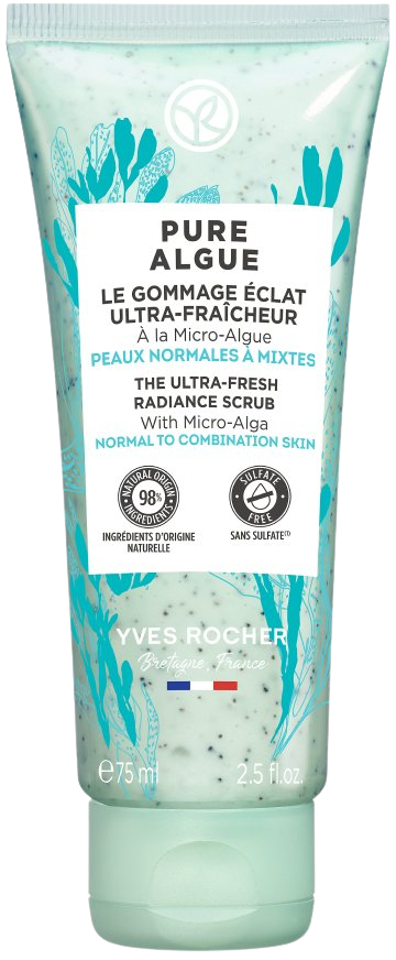 YVES ROCHER Rozjasňující peeling pro svěží pleť 75 ml