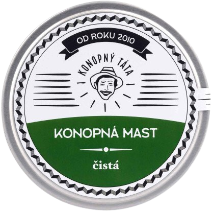 KONOPNÝ TÁTA Konopná mast čistá 200 ml