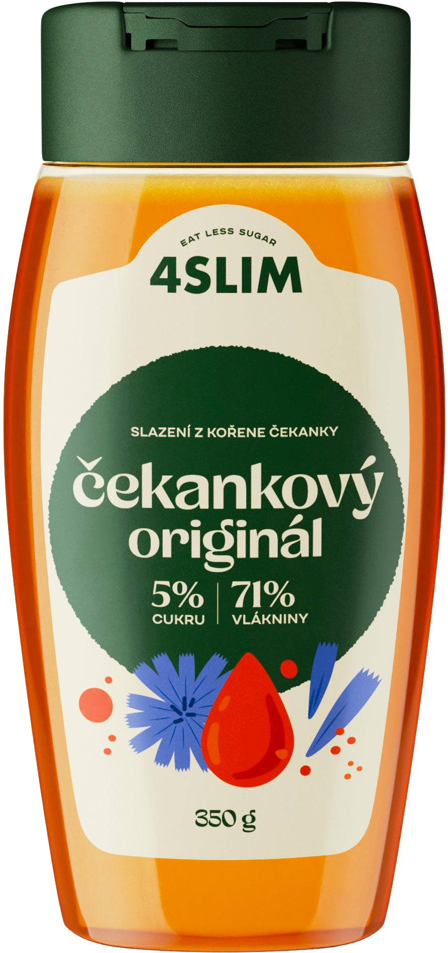 4Slim Čekankový sirup Originál 350 g