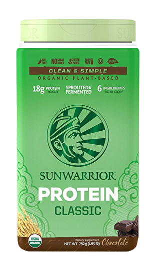 SUNWARRIOR Protein Classic čokoládový 750 g