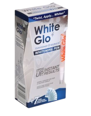WHITE GLO Bělicí pero 2,5 ml + 7 bělicích pásek
