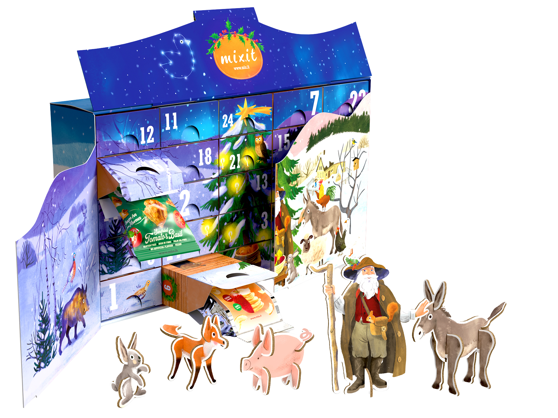 MIXIT Velký adventní kalendář Mixit 2025 1229 g