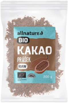 Allnature Kakaový prášek BIO RAW 200 g