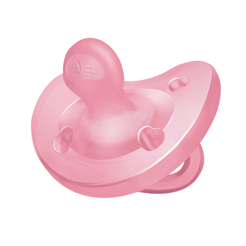 CHICCO Dudlík Physio celosilikonový 6-16m holka