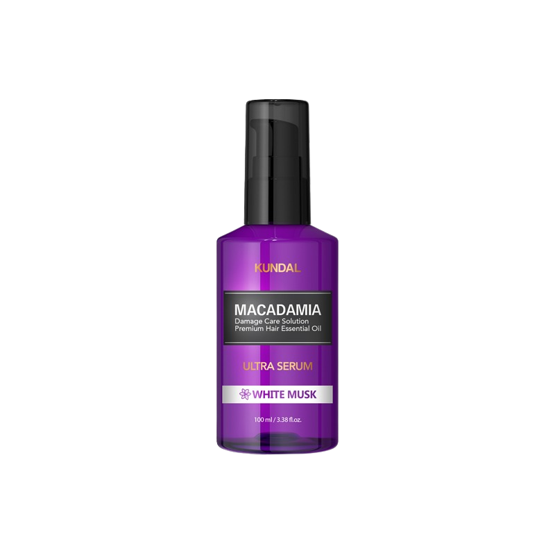 KUNDAL Macadamia Hair serum - regenerační vlasové sérum s vůní Bílého Pižma 100 ml