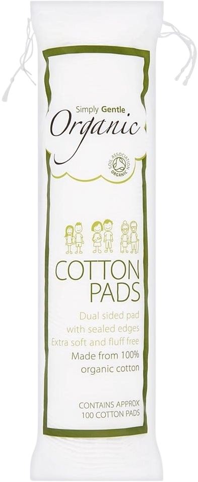 SIMPLY GENTLE Organické vatové polštářky 100 ks