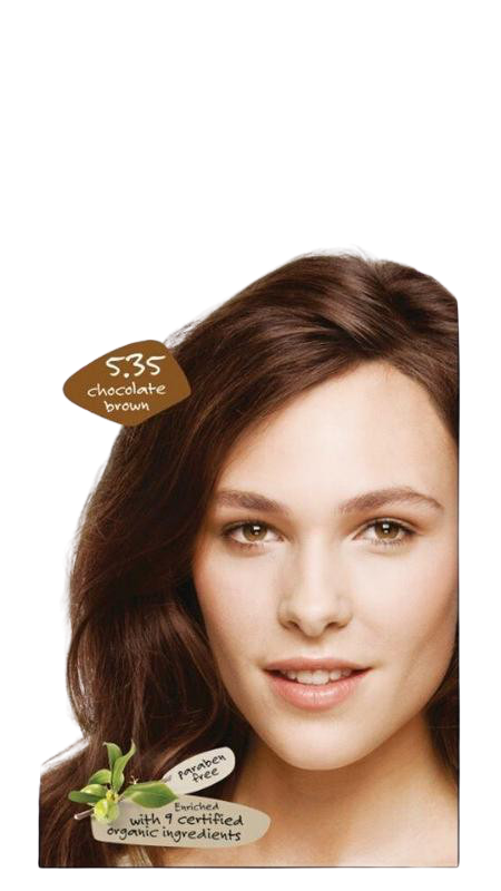 Čokoládově hnědá