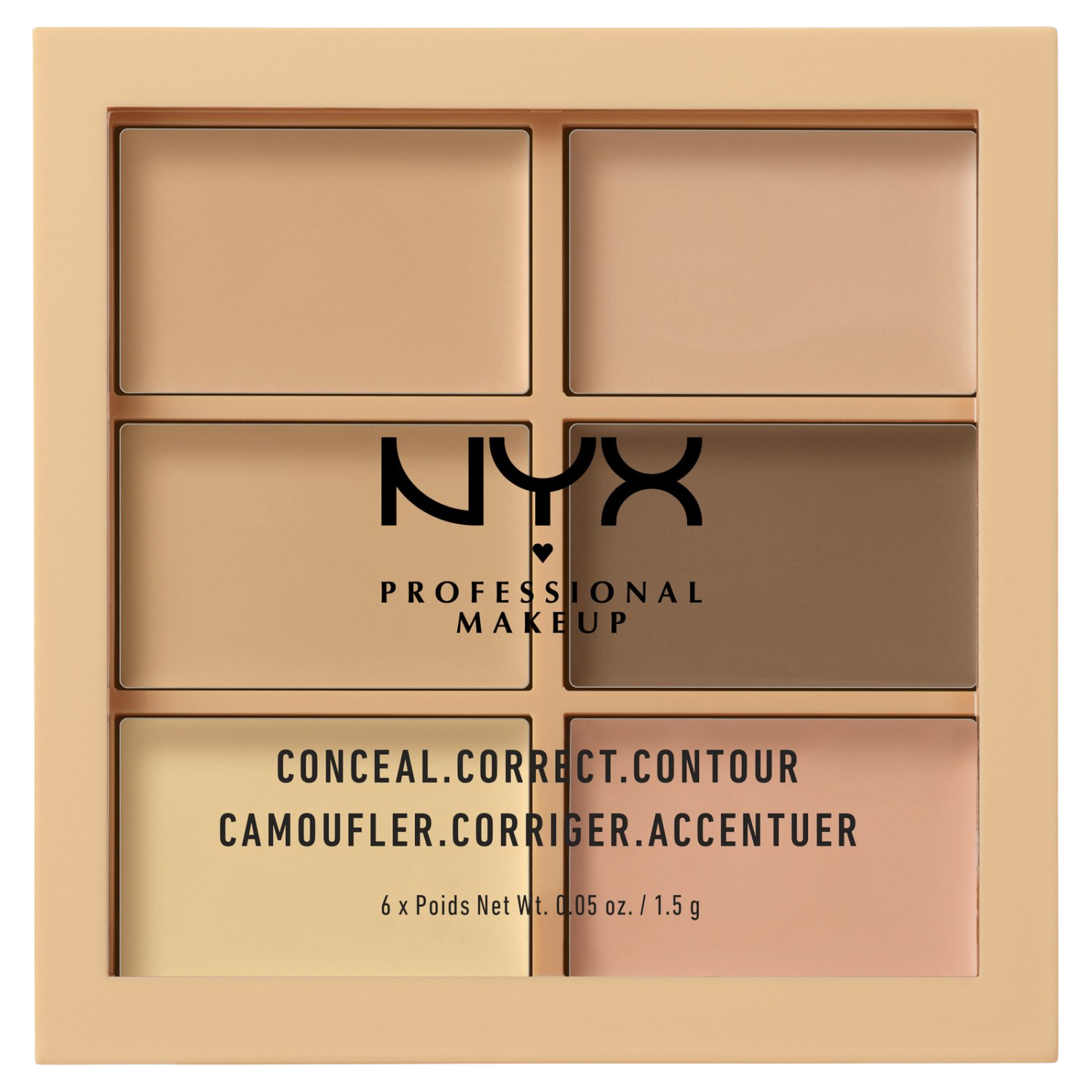NYX PROFESSIONAL MAKEUP 3C Palette Korektor Light 15 g