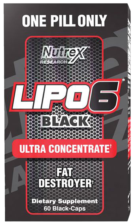 Nutrex Lipo 6 Black unflavored 60 kapslí 60 ks
