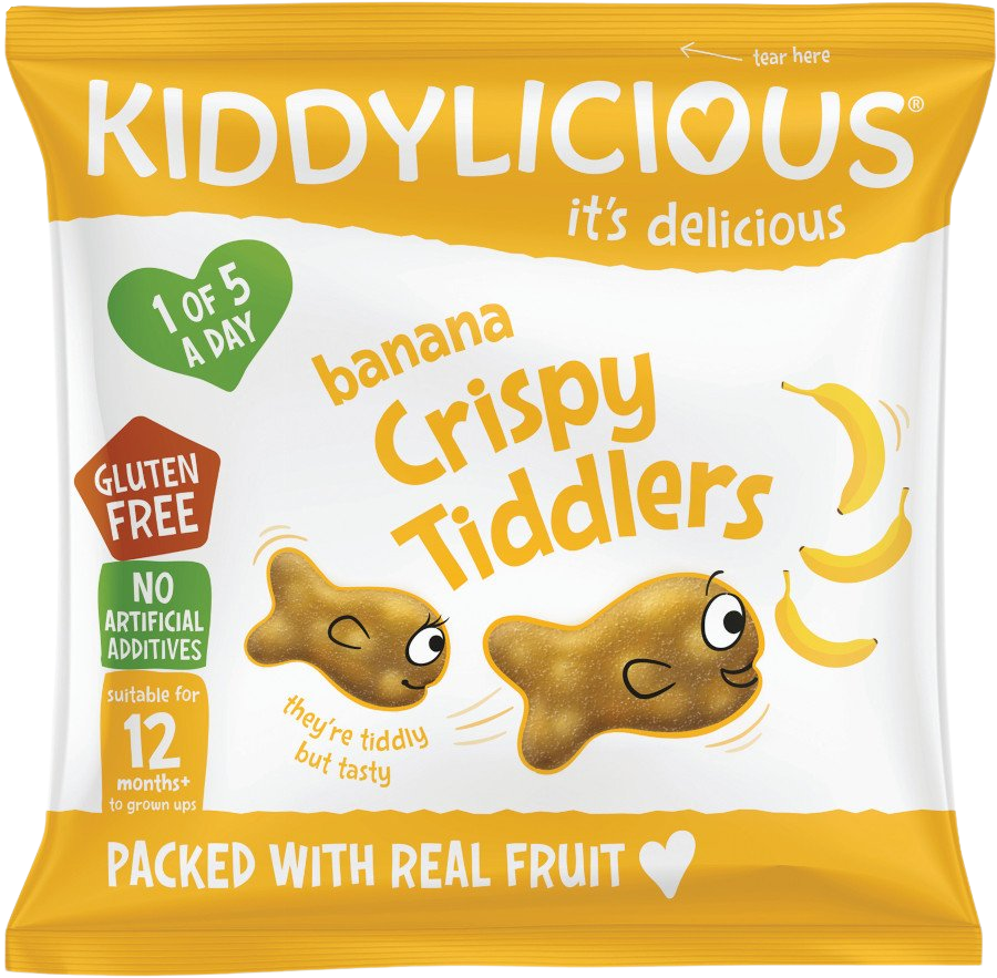 Kiddylicious rybičky křupavé banánové 12 g