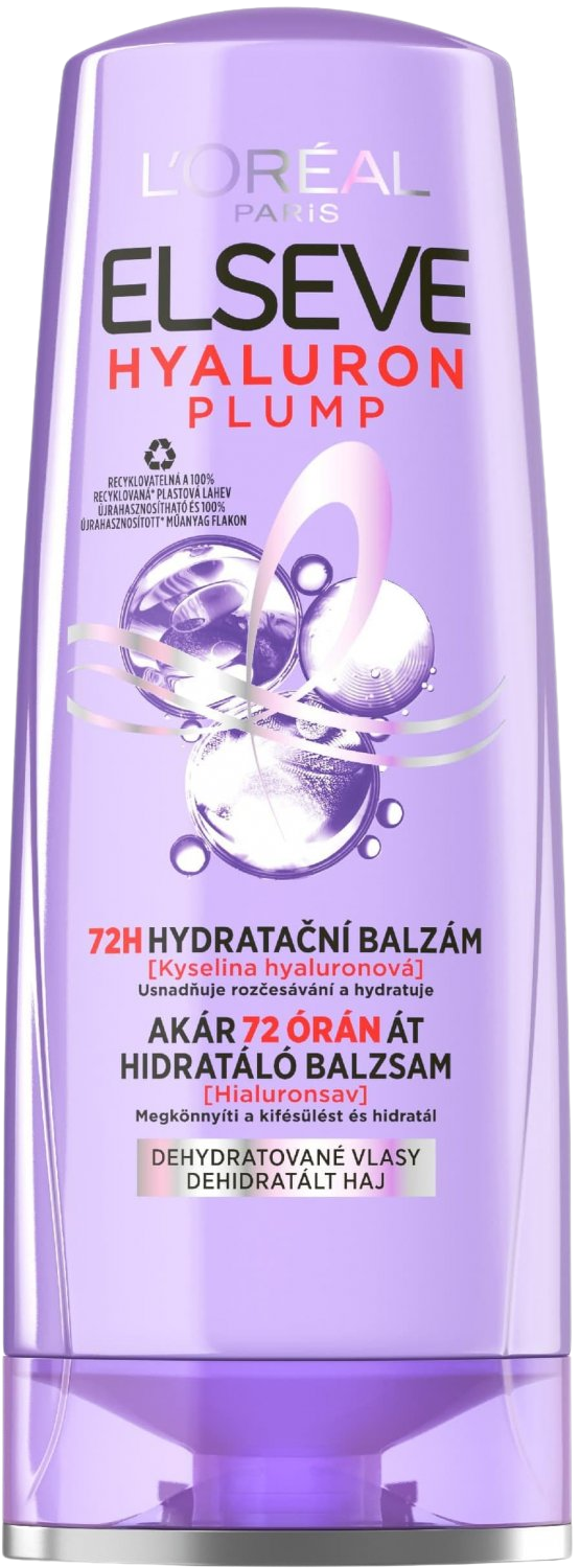 L'Oréal Paris Elseve Hyaluron Plump 72H, Hydratační kondicionér s kyselinou hyaluronovou 200 ml