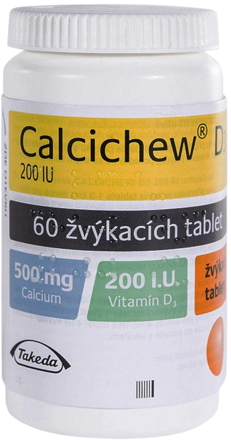 CALCICHEW D3, 500mg/200IU 60 tablet