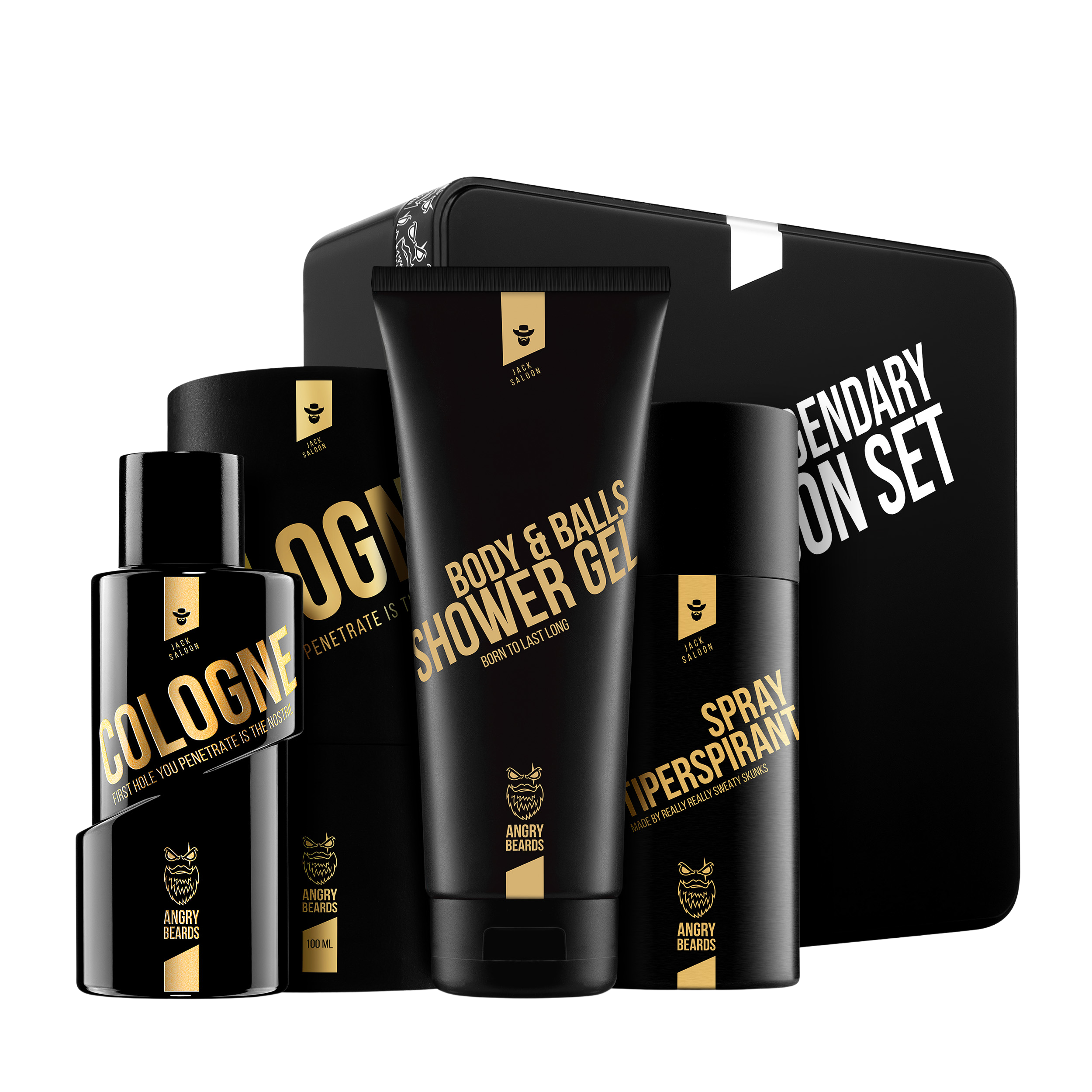 ANGRY BEARDS Legendary Jack Saloon set