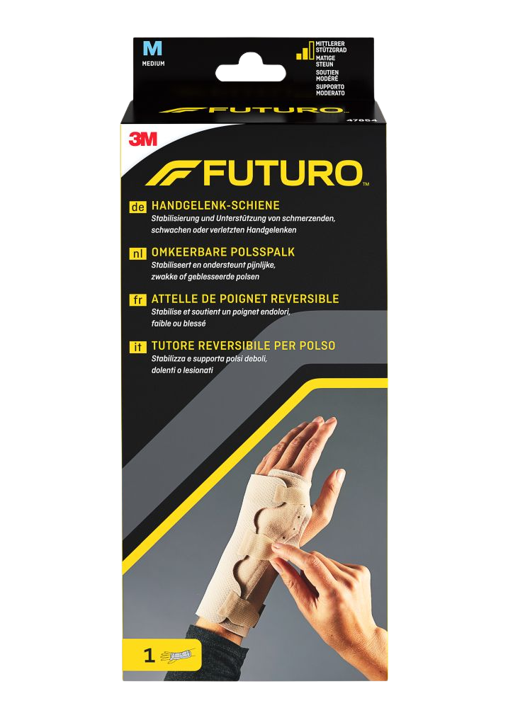3M FUTURO FUTURO Zápěstní bandáž s oboustrannou dlahou vel. M Beige