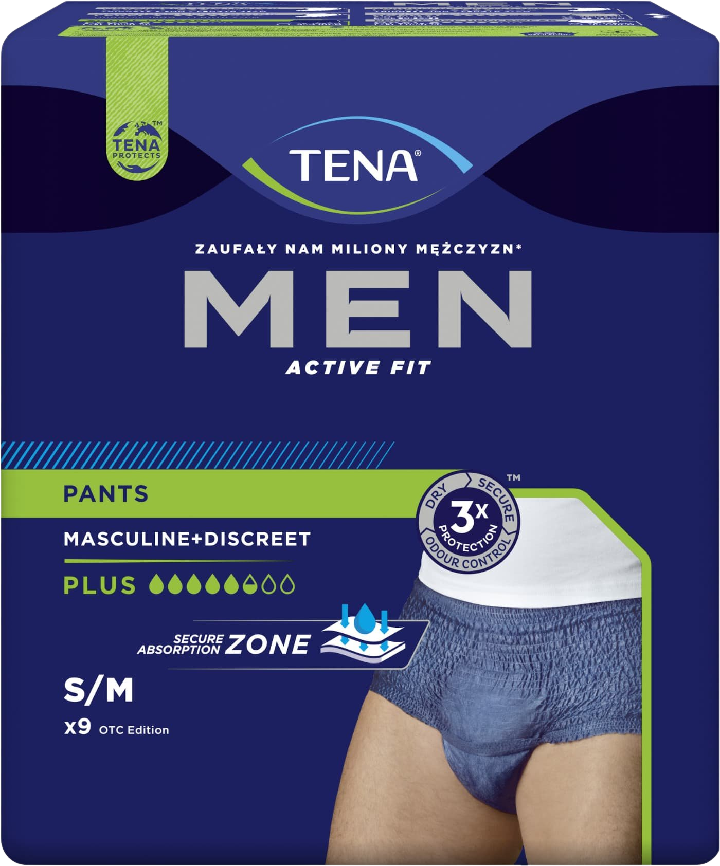Tena Men Pants Plus M 9 ks