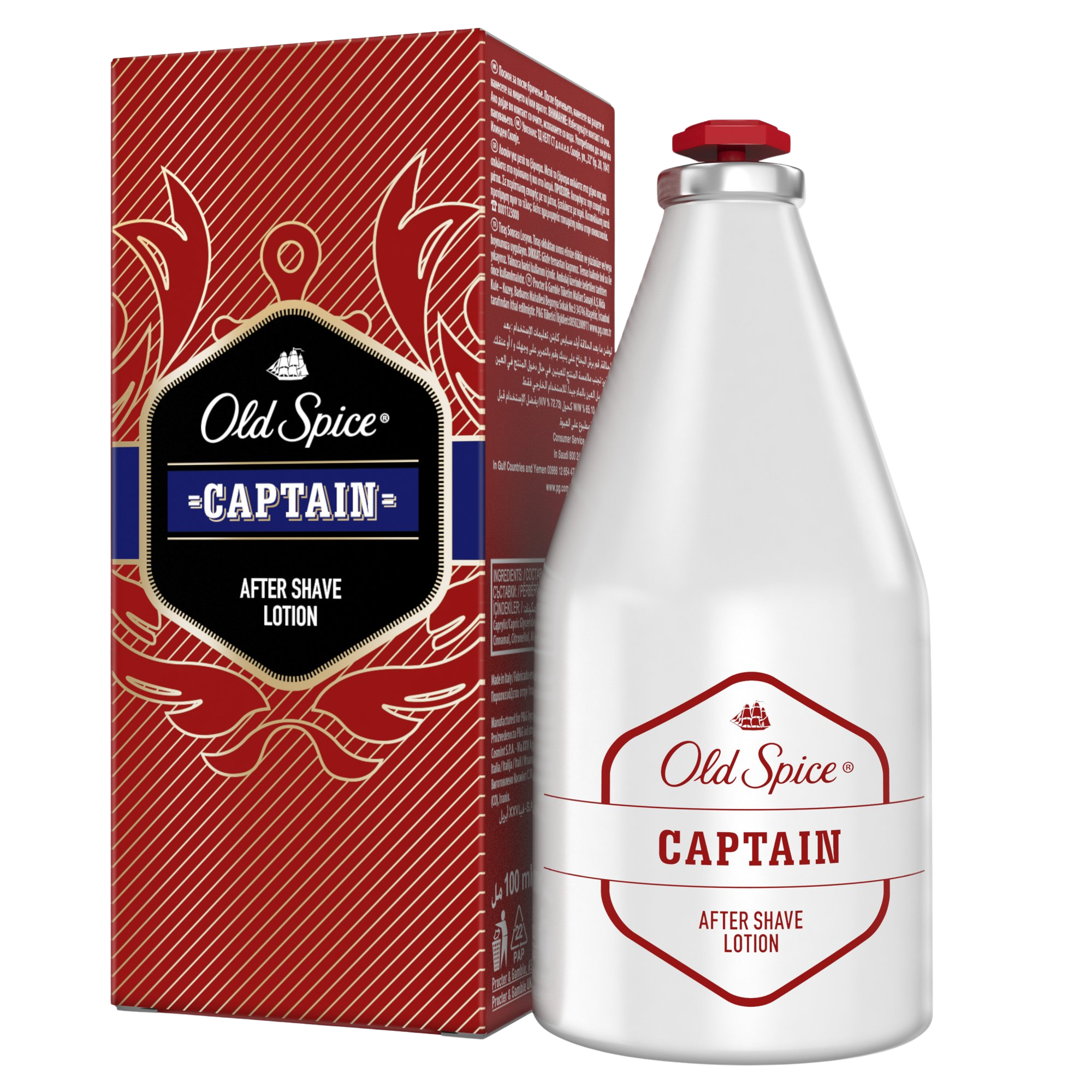 OLD SPICE Captain Voda po holení s tóny santalového dřeva a citrusů 100 ml