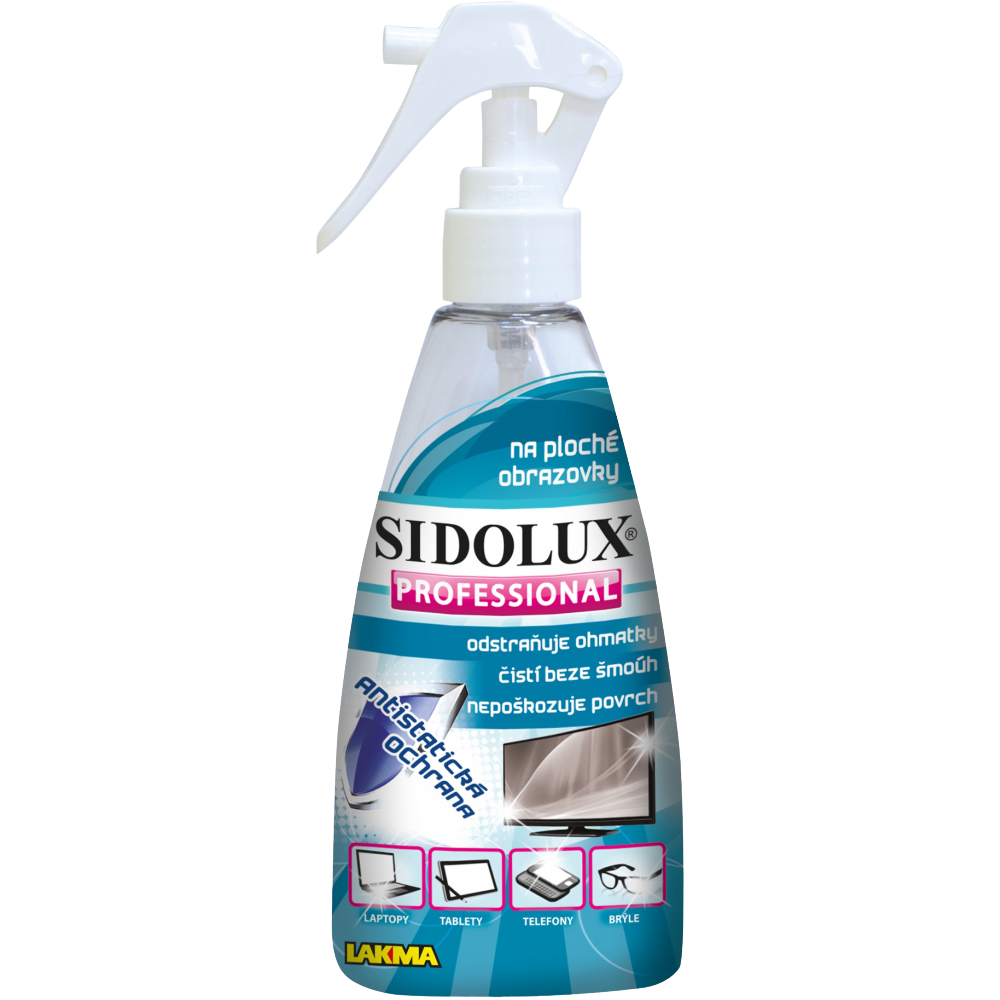 SIDOLUX Professional Čistič na ploché obrazovky 200 ml