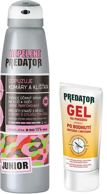PREDATOR Repelent spray Junior + gel 150 ml