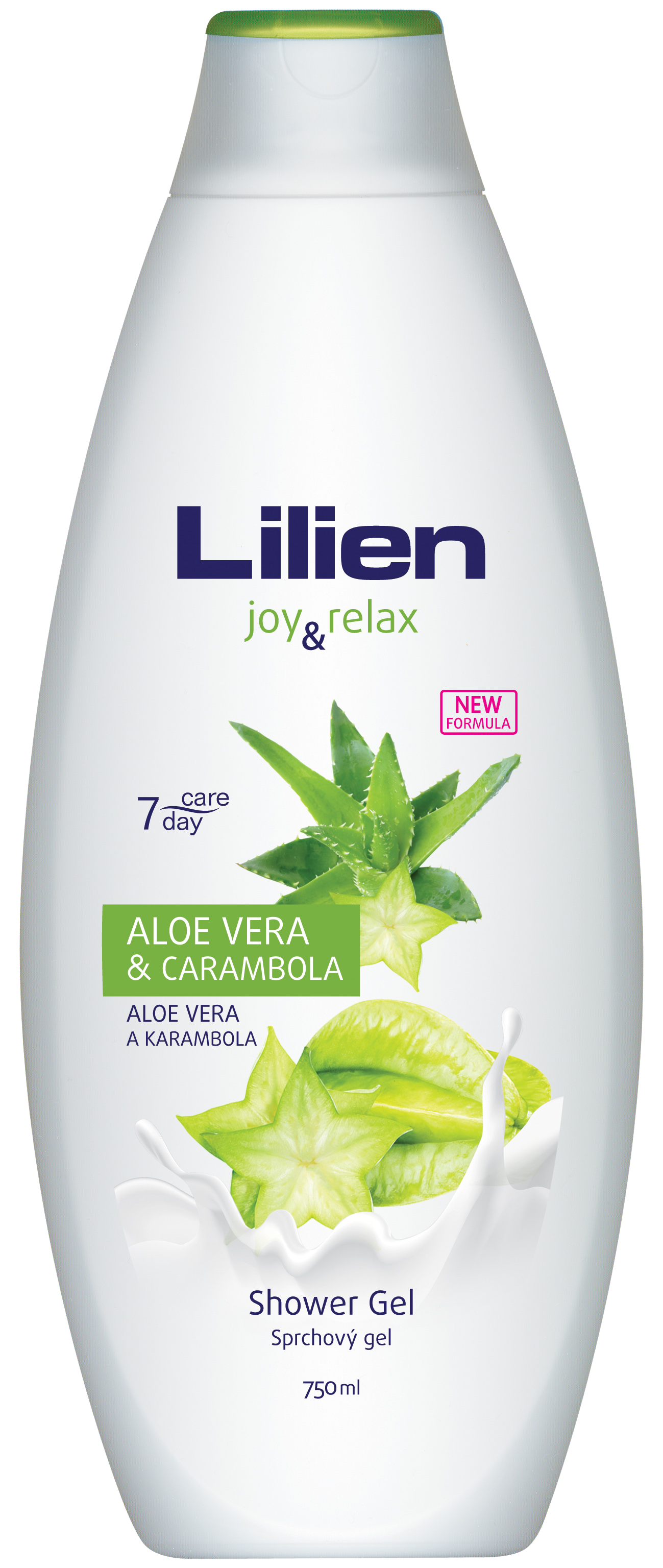 LILIEN Sprchový krém Aloe Vera&Carambola 750 ml