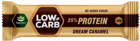 TOPNATUR Low Carb Proteinová tyčinka - Dream Caramel 40 g