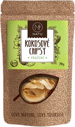 Natu Kokosové chipsy pražené BIO 70 g