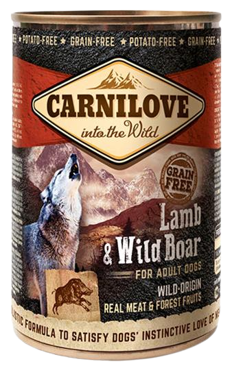 CARNILOVE Konzerva Wild Meat Lamb & Wild Boar 400 g