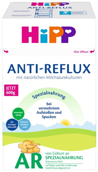 HIPP Speciální kojenecká výživa Anti-Reflux od narození 600 g