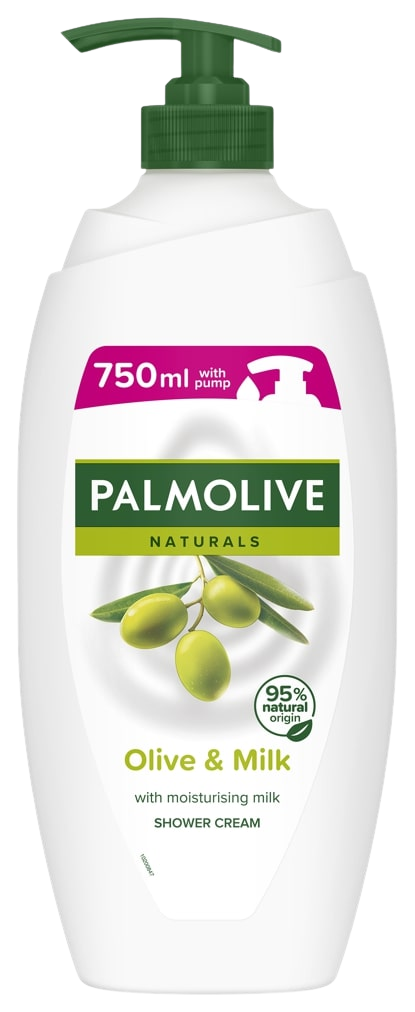 Palmolive Naturals Olive & Milk sprchový gel pro ženy pumpa 750 ml