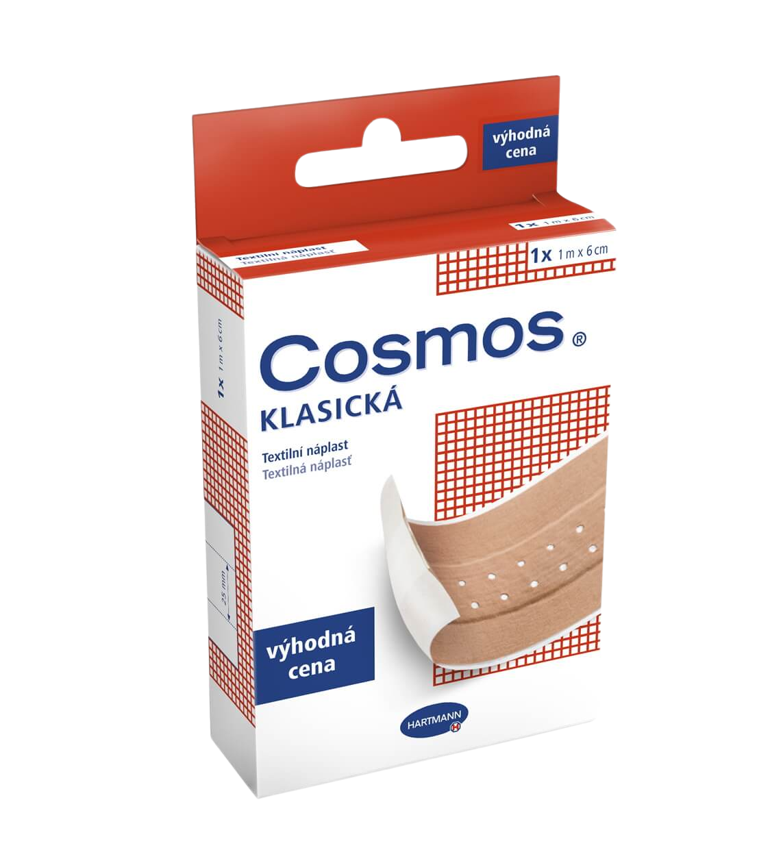 Hartmann COSMOS Rychloobvaz Klasická textilní 1 m x 6 cm