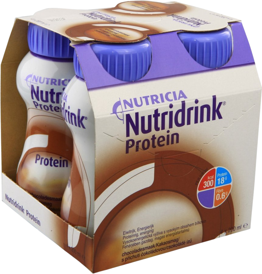 Nutridrink Protein s přích.čokoláda 4x200ml koupíte na Pilulka.cz