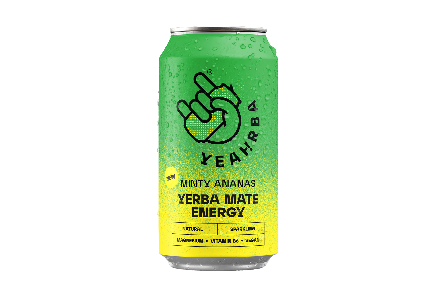 YEAHRBA Mate energy Minty Ananas 330 ml