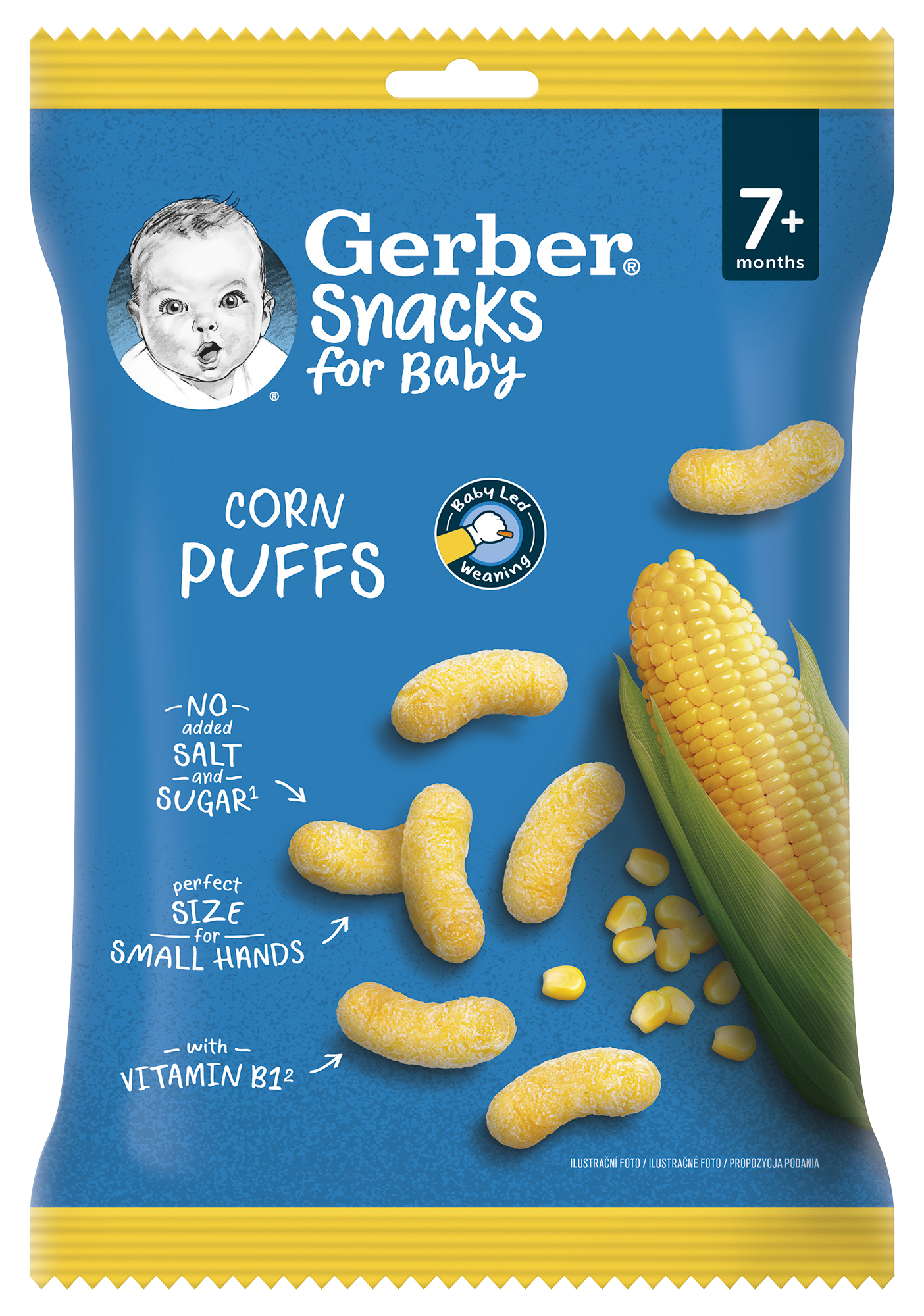 GERBER Snacks kukuřičné křupky 28 g