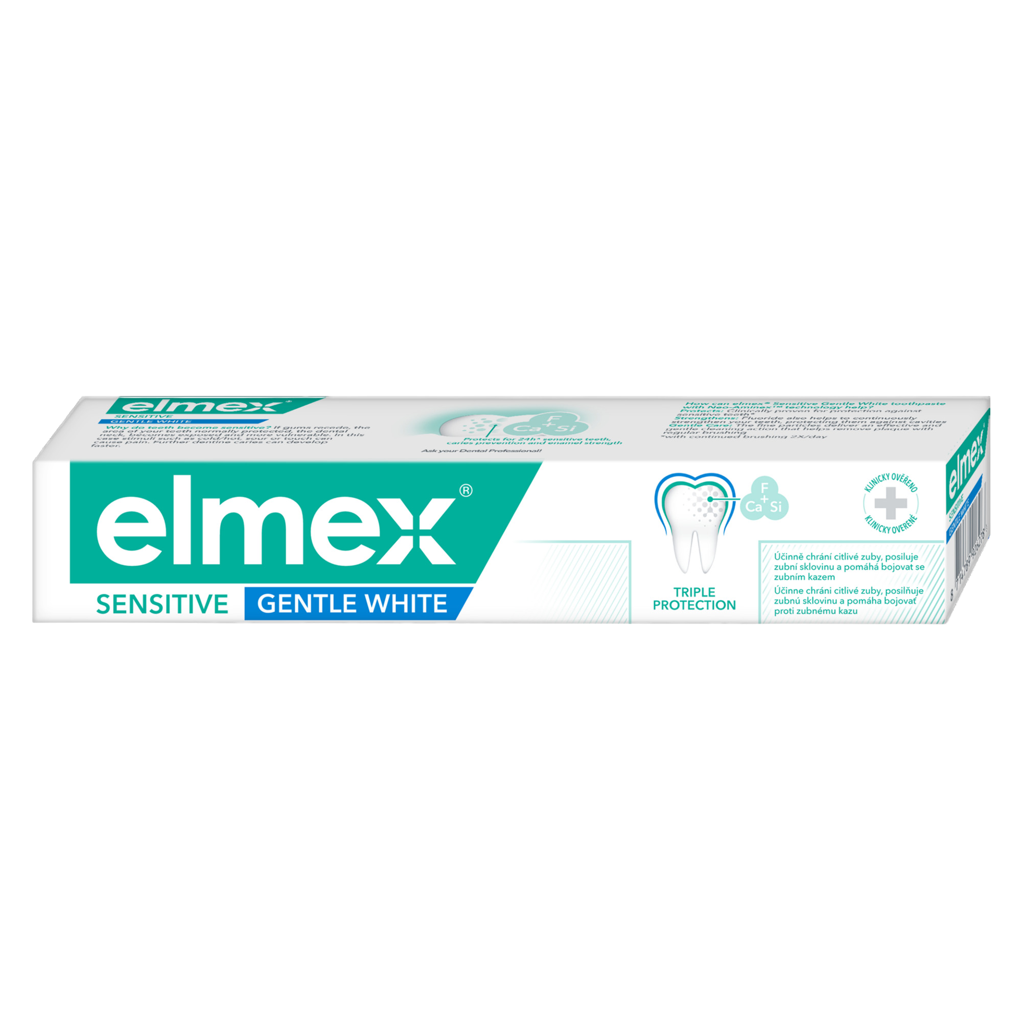 Elmex Sensitive Gentle White zubní pasta pro citlivé zuby 75 ml