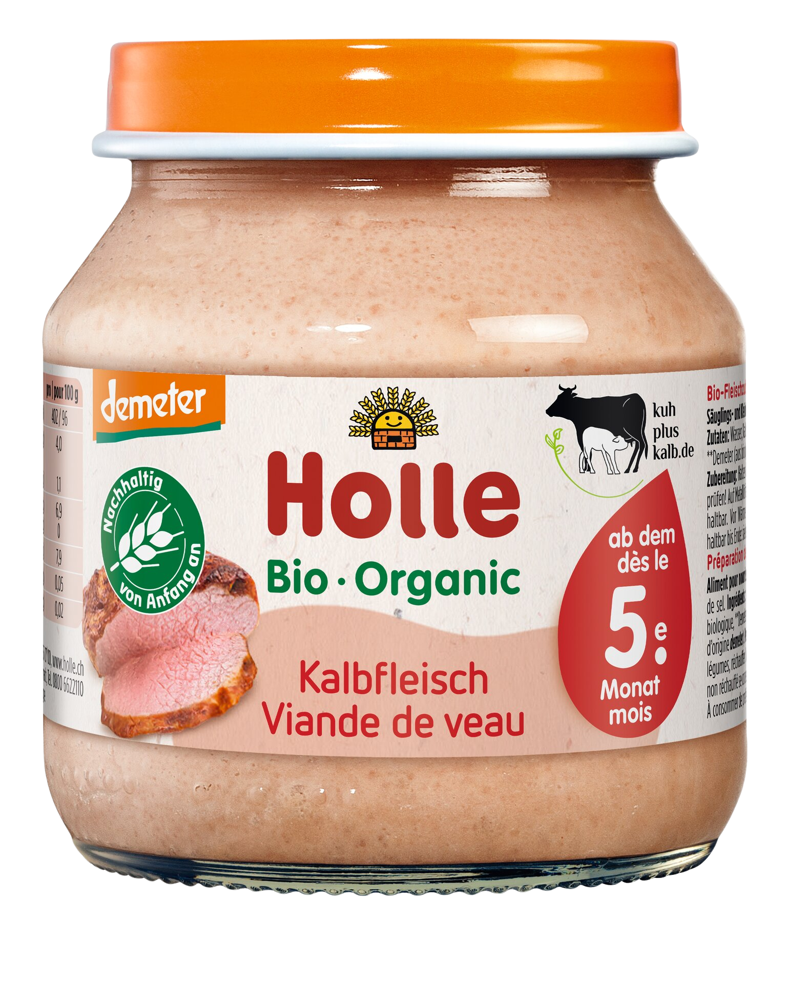 HOLLE Bio Telecí maso 125 g