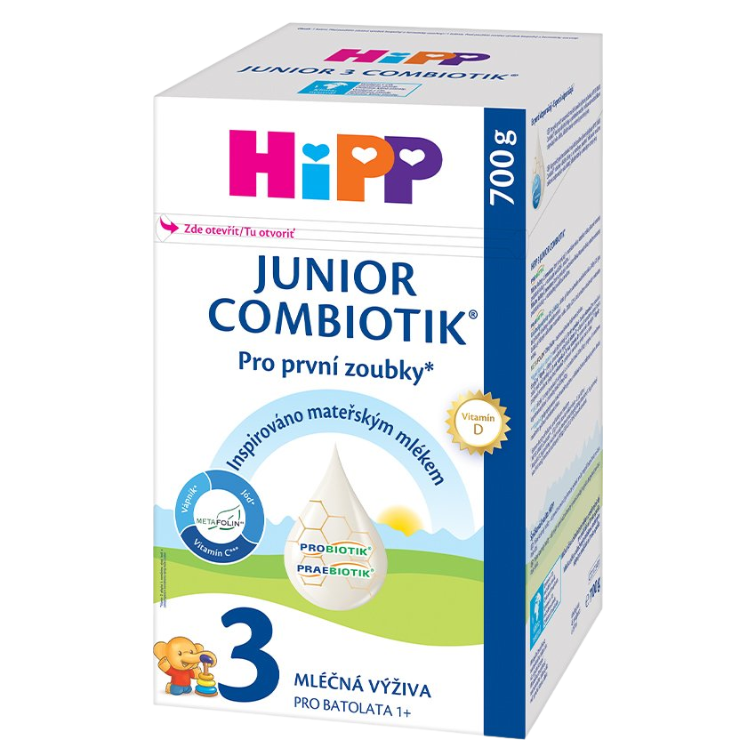HiPP Batolecí mléko 3 Junior Combiotik® pro děti od jednoho roku 700 g
