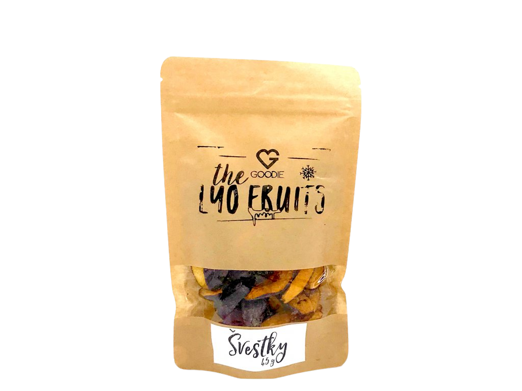 GOODIE Lyofilizované švestky 45 g