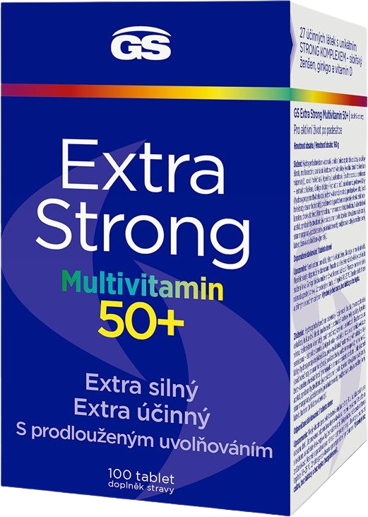 GS Extra Strong Multivitamin 50+, 100 tablet