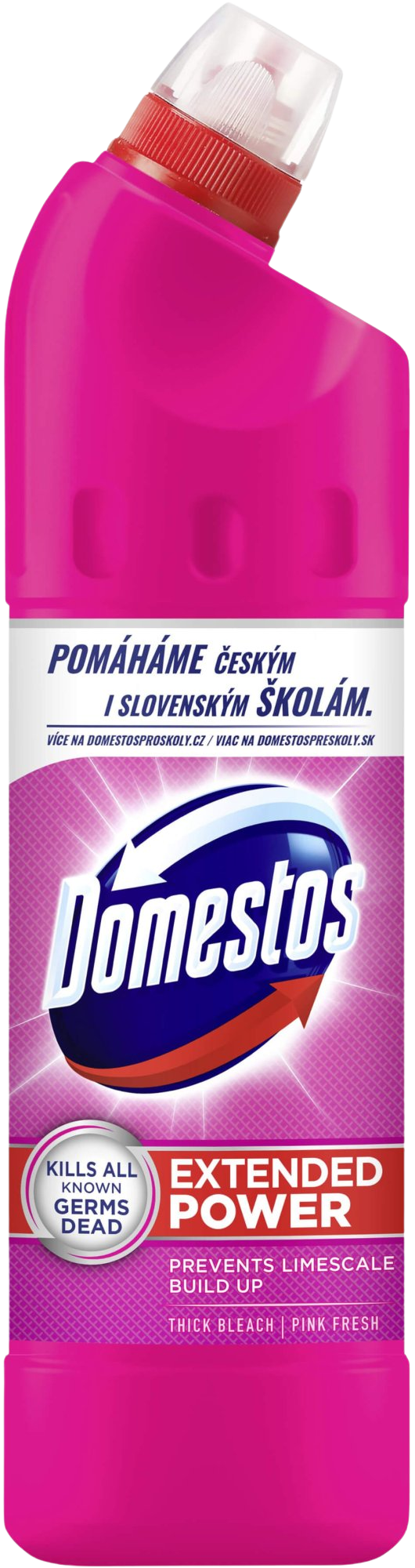 DOMESTOS Extended Power Pink WC čistič 750 ml