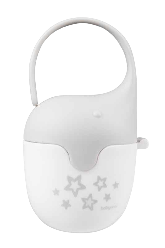 Fotografie BABYONO Pouzdro na dudlík šedé