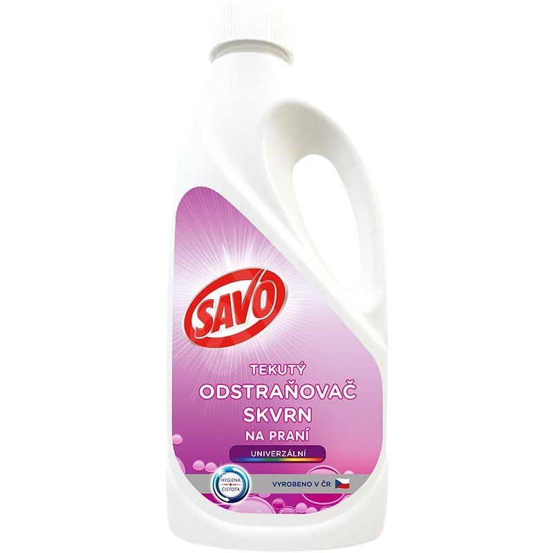 SAVO Tekutý odstraňovač skvrn univerzální 900 ml