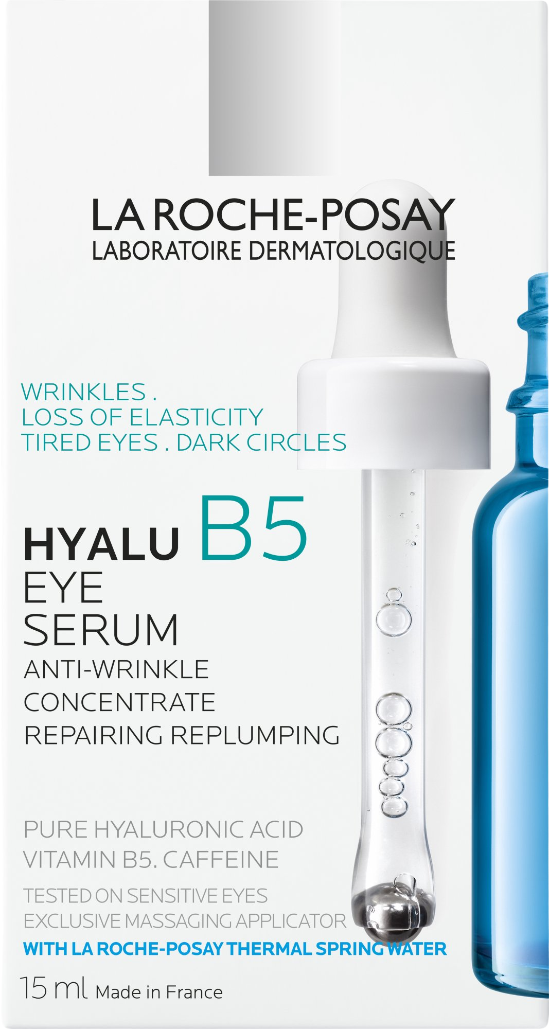 LA ROCHE-POSAY HYALU B5 Oční sérum s čistou kyselinou hyaluronovou, vitamínem B a kofeinem