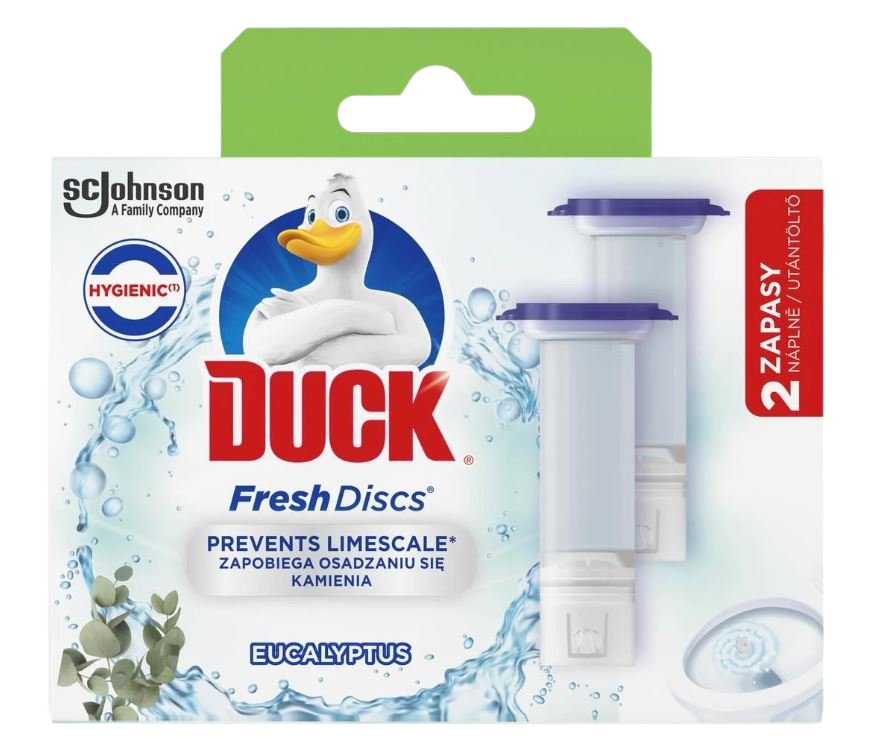DUCK WC blok Fresh Discs Eucalyptus 2 x 36 ml