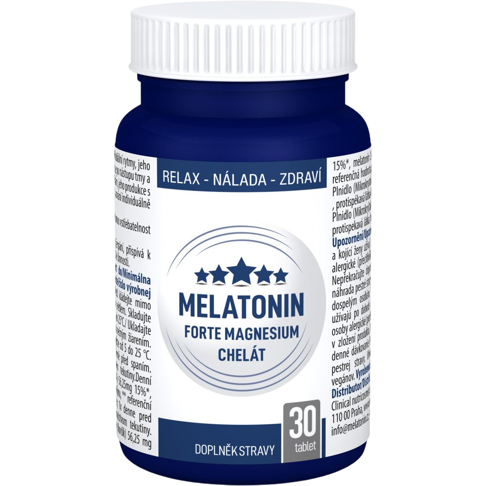 CLINICAL Melatonin Forte Magnesium chelát 30 tablet