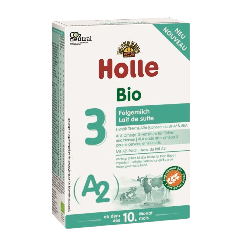 HOLLE Bio – A2 pokračovací mléko 3. od 10. měsíce věku 400 g
