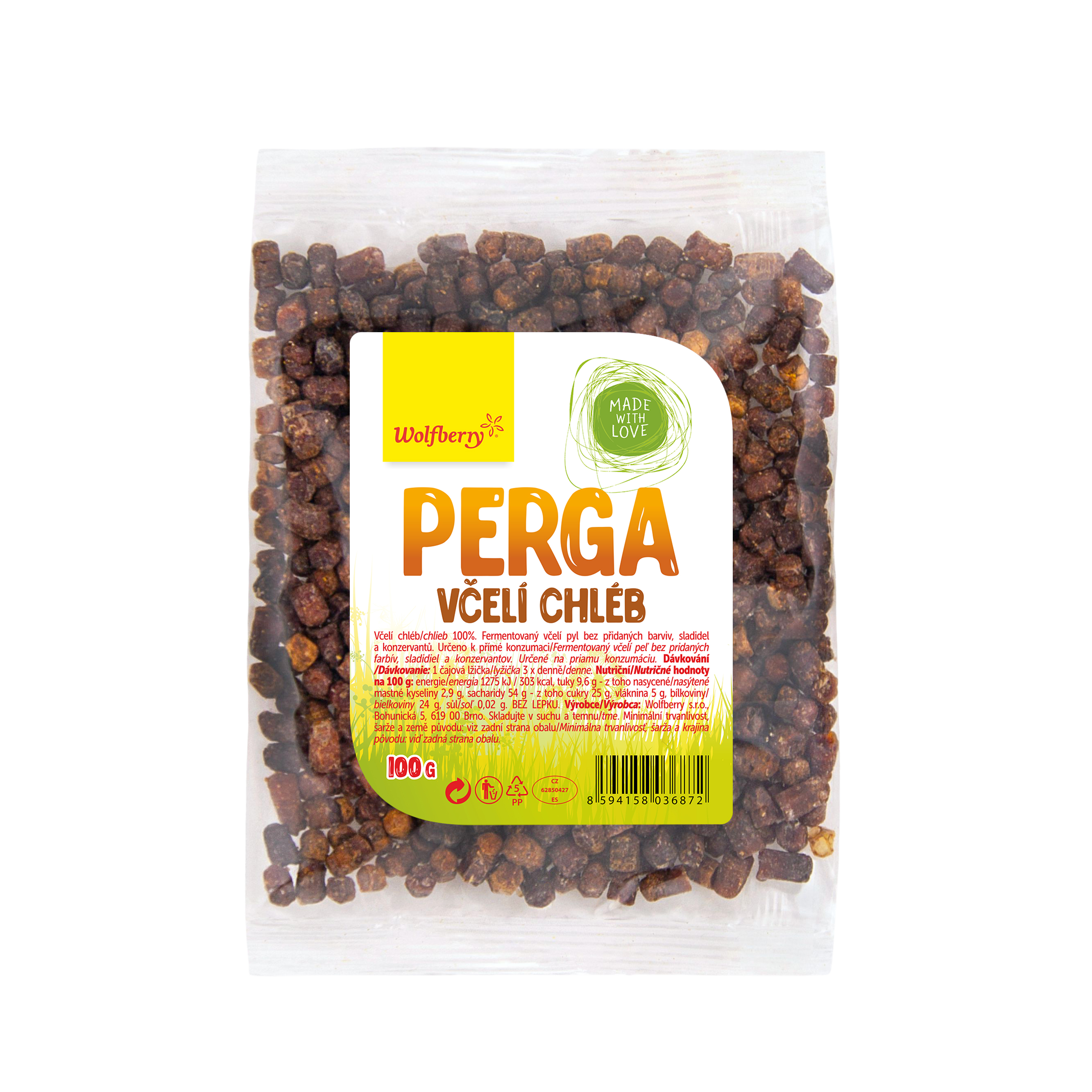 WOLFBERRY Včelí chléb Perga 100 g