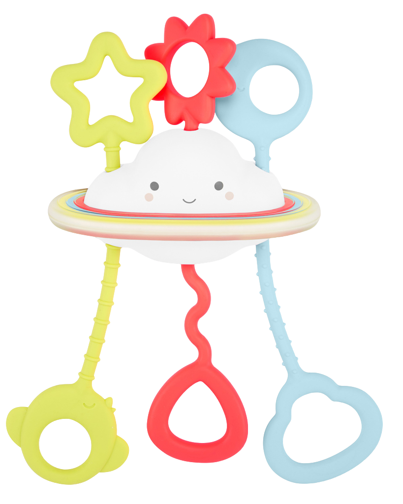 SKIP HOP Hračka senzorická Pull&Play Silver Lining Cloud 6m+