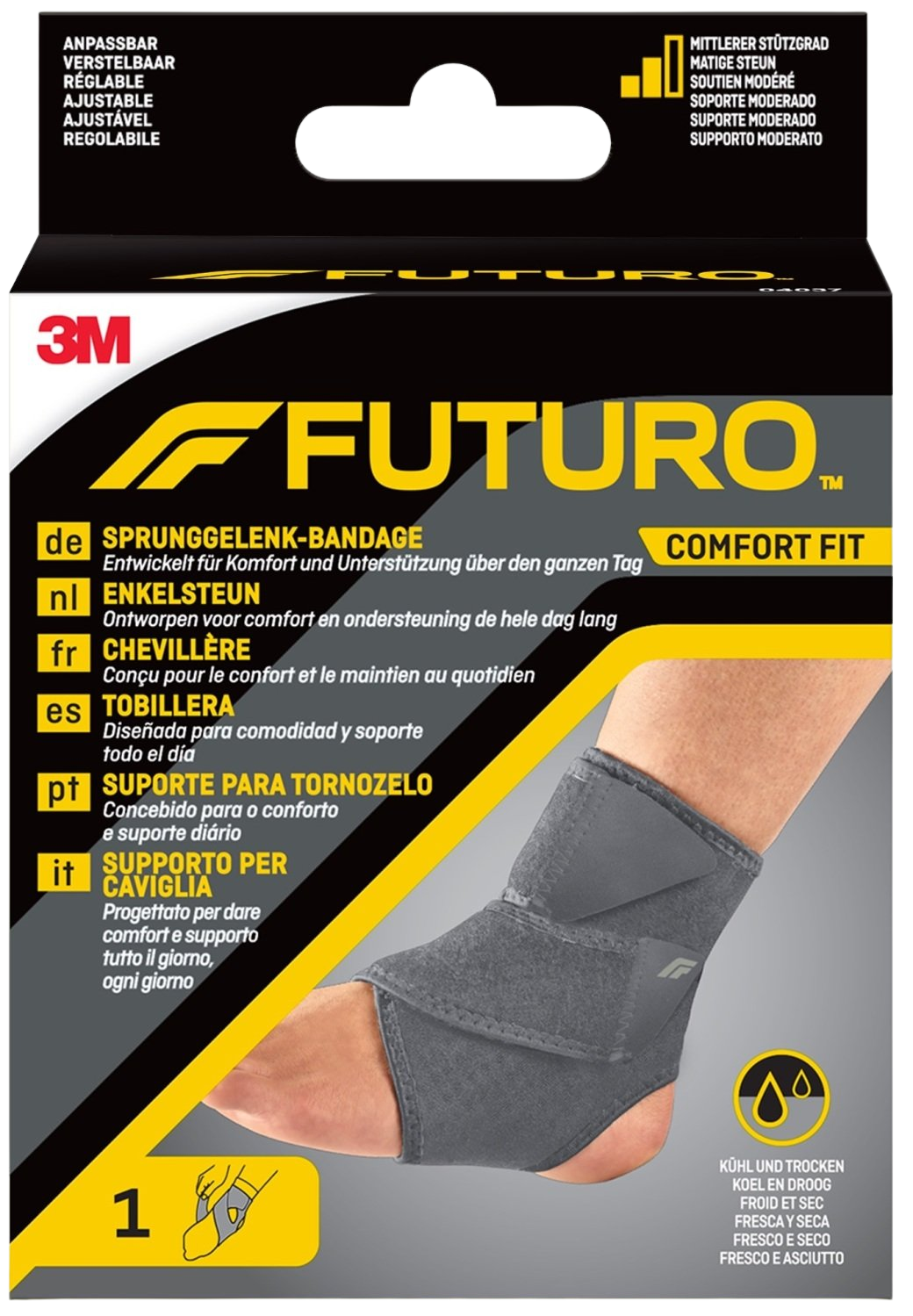 3M FUTURO Futuro univerzální bandáž hlezenního kloubu COMFORT FIT