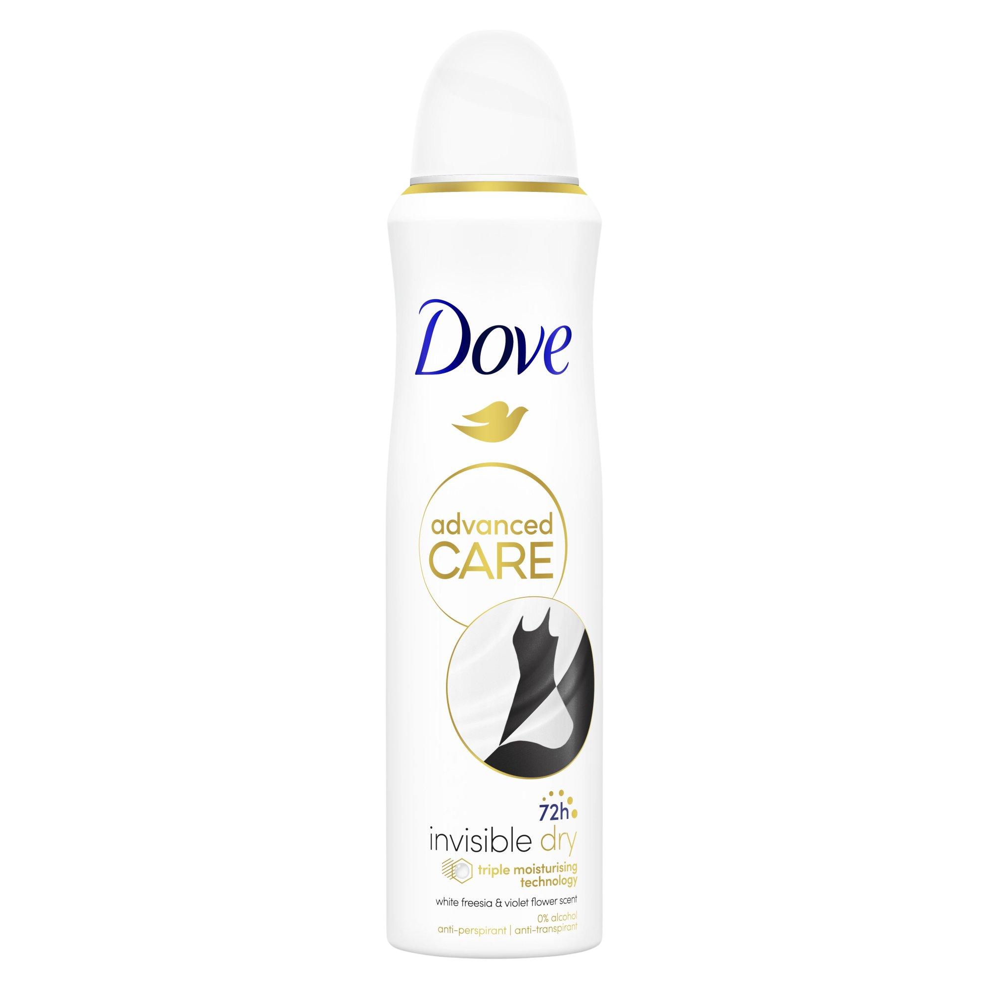 DOVE Advanced care Invisible dry antiperspirant sprej 150 ml