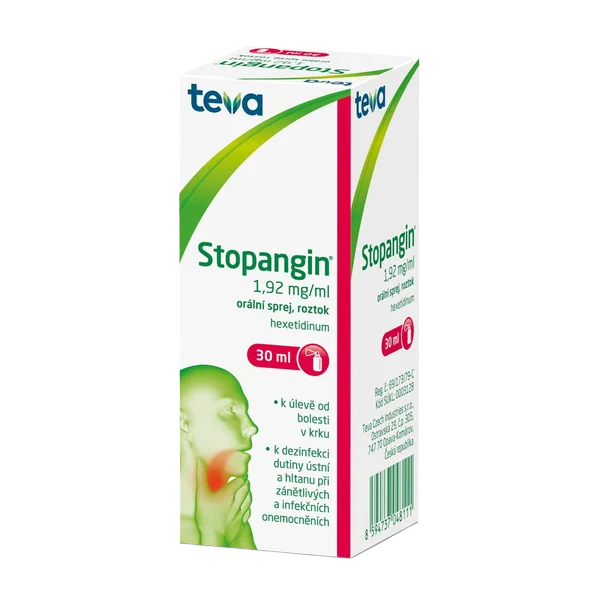 STOPANGIN orální sprej 1,92mg/ml 30 ml